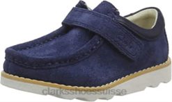 mocassins garçon Crown Park T Clarks bleu marine marine enfants N6R8B1717 Clarks bleu marine marine