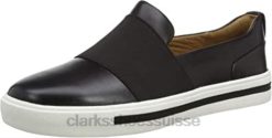 mocassins un maui step pour femmes clarks noir femmes N6R8B1357 Clarks cuir noir cuir noir