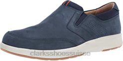 mocassins un trail step en nubuck bleu marine pour hommes clarks Hommes N6R8B2732 Clarks nubuck bleu marine