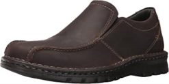 Mocassins Vanek Step en cuir marron foncé pour hommes Clarks Hommes N6R8B2587 Clarks cuir marron foncé