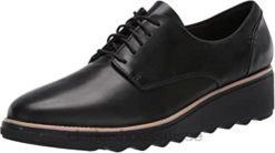 oxford clarks sharon noel en cuir noir pour femme femmes N6R8B1140 Clarks Cuir noir