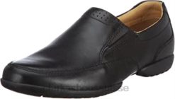 pantoufles basses inclinables pour hommes clarks noir Hommes N6R8B1255 Clarks Cuir noir