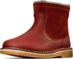 rouge foncé rouge foncé bottes chelsea clarks comet frost t pour fille enfants N6R8B1024 Clarks rouge rouge foncé rouge foncé