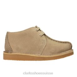 sable daim desert trek jnr g fit clarks unisexe N6R8B4980 Clarks daim sable