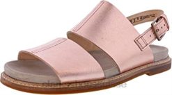 sandale corsio slide femme cuir or rose clarks cuir or rose femmes N6R8B2943 Clarks cuir or rose