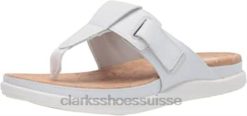 sandale step june reef pour femme clarks blanc synthétique femmes N6R8B373 Clarks