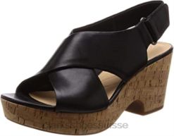 sandales à bride cheville noir femme 261413944 clarks femmes N6R8B2692 Clarks