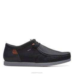 shacre lite moc noir clarks noirs Hommes N6R8B6654 Clarks noir