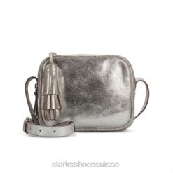 Silver Clarks Topsham Mila unisexe N6R8B4312 Clarks argent