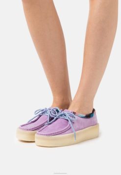 slip-ons coupe wallabee violet clair clarks unisexe N6R8B6948 Clarks violet clair