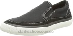 sneaker aceley step pour femme en toile noire clarks femmes N6R8B1966 Clarks toile noire