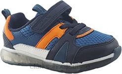 spark flash to blue combinaison de matériaux baskets garçons clarks enfants N6R8B988 Clarks