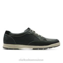 stafford park5 clarks en nubuck noir Hommes N6R8B4494 Clarks nubuck noir