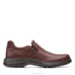un brawley step mahoga ny cuir clarks mahoga ny cuir Hommes N6R8B6589 Clarks cuir d'acajou