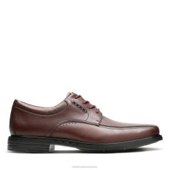 un kenneth way cuir marron clarks cuir marron Hommes N6R8B6709 Clarks cuir marron