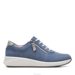 un rio zip clarks denim blue sde femmes N6R8B3053 Clarks jean bleu
