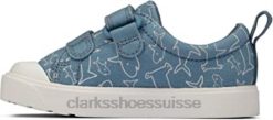ville brillant bébé chaussures de toile clarks enfants N6R8B1517 Clarks