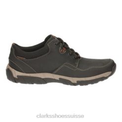 walbeck bord clarks cuir noir Hommes N6R8B4503 Clarks Cuir noir