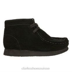 wallabee bt inf g fit noir sde clarks unisexe N6R8B4790 Clarks côté noir