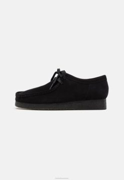 wallabee chaussures à lacets décontractées clarks noir unisexe N6R8B7149 Clarks noir