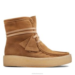 wallabee cup hi en daim beige clair clarks en daim beige clair unisexe N6R8B6036 Clarks daim beige clair