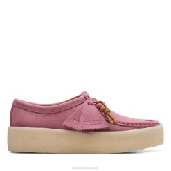 wallabee cup nubuck rose clarks nubuck rose unisexe N6R8B5175 Clarks nubuck rose