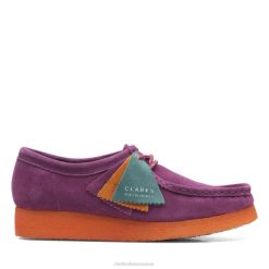 wallabee violet sde combi violet sde combi clarks unisexe N6R8B5174 Clarks combi sde violet